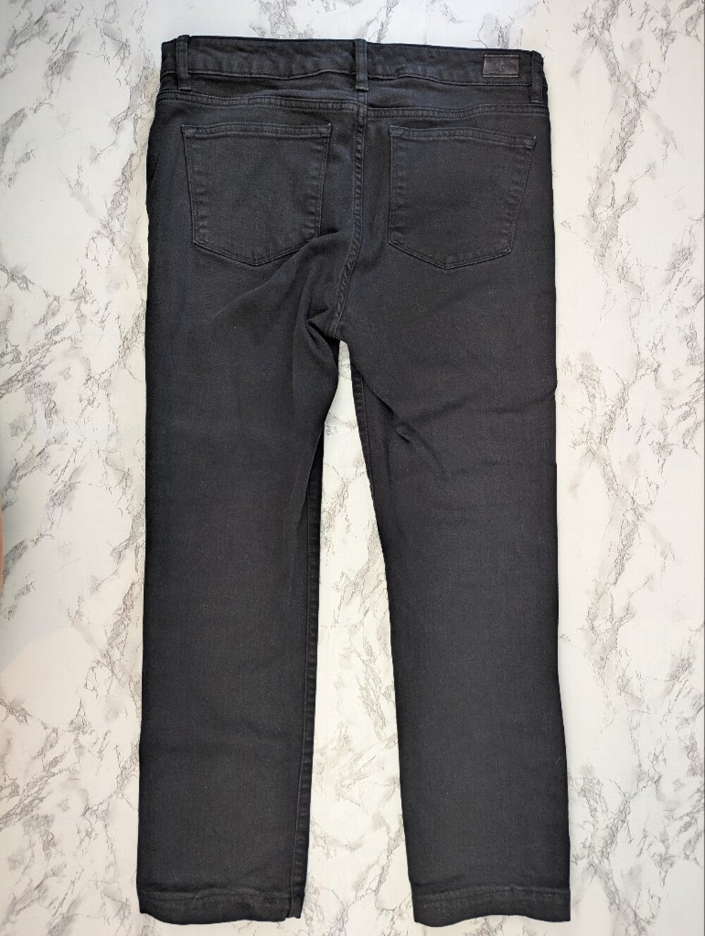 Lauren Ralph Lauren Sz 10 Modern Straight Curvy Black Jeans - Picture 1 of 12